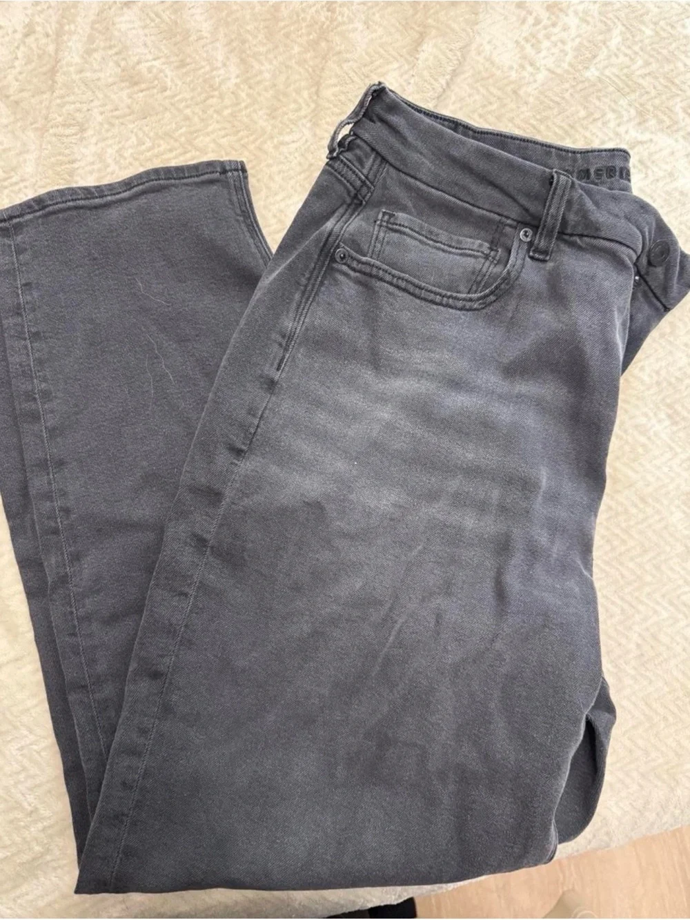 Women's AE Black Jeans - Curvy mom jeans NWT